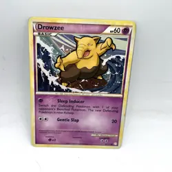 Drowzee 62/123 HeartGold SoulSilver Common Pokemon TCG - Image 1
