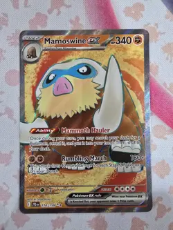 Mamoswine EX 174/159 Pokemon TCG S&V Journey Together Ultra Rare - Image 1