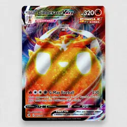 Cinderace VMAX 045/264 SWSH08: Fusion Strike Holo Ultra Rare Pokemon TCG NM - Image 1