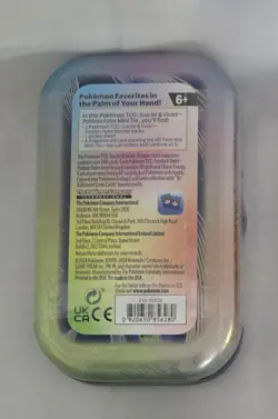 Pokemon Paldean Fates Mini Tin Smoliv Paldean Fates Factory Sealed V9 - Image 2