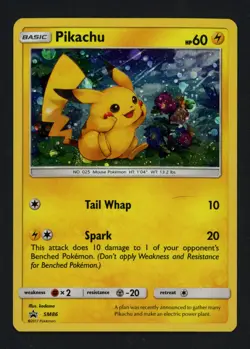 Pikachu SM86 SM Promo Holofoil Pokemon TCG - Image 1