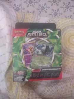 Pokemon Deluxe Battle Deck MEOWSCARADA ex Factory Sealed Box Ready To Play Deck - Image 1