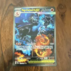Pokemon Mega Charizard X Ex Phantasmal Flames Rare Holo 125/094 360 HP - Image 1