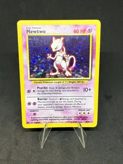 Pokemon TCG Mewtwo Base Set Holo - Image 1