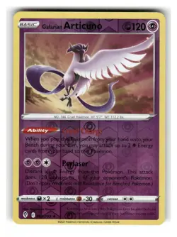 Galarian Articuno 063/203 Holo Rare Evolving Skies Pokemon Lightly Played - Image 1