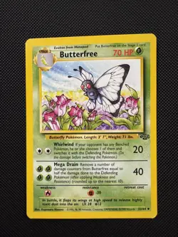 Butterfree 33/64 Jungle Uncommon Pokemon TCG NM - Image 1