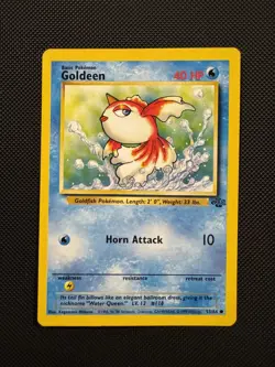 Goldeen Jungle Unlimited Pokemon TCG 53/64 Common LP - Image 1