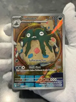 Pokemon TCG Garbodor 141/086 White Flare Holo Illustration Rare NM - Image 3