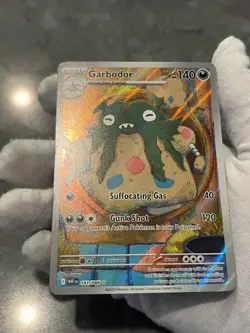 Pokemon TCG Garbodor 141/086 White Flare Holo Illustration Rare NM - Image 4