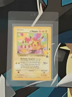 Pokemon TCG Birthday Pikachu #24 Celebrations 25th Anniversary Card Promo 24 - Image 1