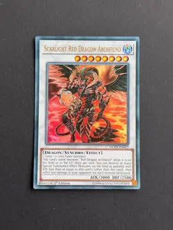 Yu-Gi-Oh Card - Scarlight Red Dragon Archfiend - DUDE-EN013 - New - English - Image 1
