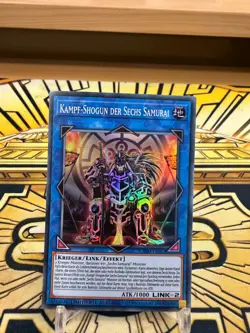 Yugioh Kampf-Shogun Der Sechs Samurai CHIM-DESE2 Super Rare - Image 1