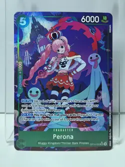 Perona (Alt Art) OP14-033 SR The Azure Sea's Seven ONE PIECE TCG English - Image 1