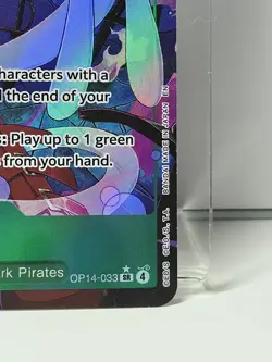 Perona (Alt Art) OP14-033 SR The Azure Sea's Seven ONE PIECE TCG English - Image 3