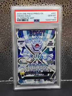 2025 ONE PIECE PRB02- #057 Cross Guild Alternate Art PSA 10 - Image 1