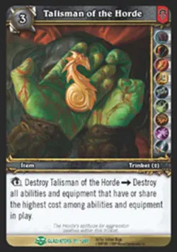 Heavy Play WoW TCG Talisman of the Horde Blood of Gladiators World of Warcraft - Image 1