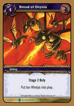 Light Play WoW TCG Brood of Onyxia Onyxias Lair World of Warcraft - Image 1