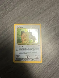 Meowth 10/53 Wotc Black Star Promo Holo Pokemon 1999 - Image 1