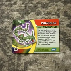 Pokemon Topps Advanced Challenge Holo Rayquaza Ultra Rare - Image 4