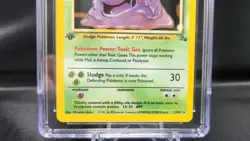 Pokemon Muk Fossil Holo Rare 1st Edition #13 CGC 8 NM/MT - Image 3