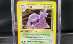 Pokemon Muk Fossil Holo Rare 1st Edition #13 CGC 8 NM/MT - Image 4