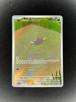 Paldean Wooper 221/193 Illustration Rare Paldea Evolved Pokemon NM - Image 1