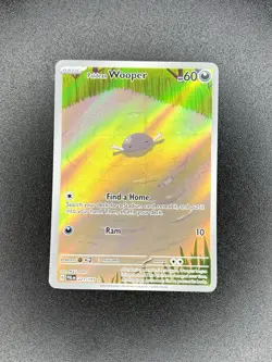 Paldean Wooper 221/193 Illustration Rare Paldea Evolved Pokemon NM - Image 3