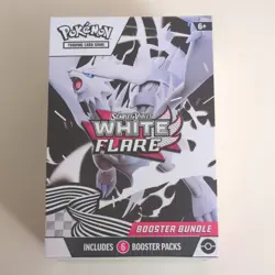 Pokemon Scarlet & Violet White Flare Booster Bundle Box Reshiram 6 Boosters - Image 1
