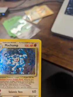 Pokemon TCG Machamp Holo 1st Edition Base Set HP - Image 2