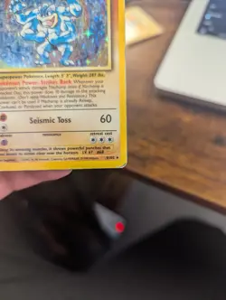 Pokemon TCG Machamp Holo 1st Edition Base Set HP - Image 3