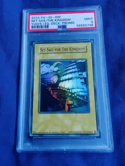 2015 Set Sail For The Kingdom - YUGIOH Legendary Deck Promo - PSA 9 - Image 1