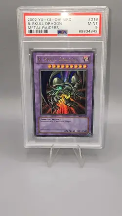 2002 Yugioh B Skull Dragon MRD unlimited PSA 9 - Image 1