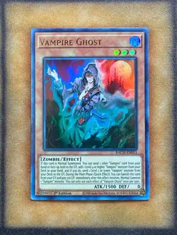 Yugioh Vampire Ghost BACH-EN015 Ultra Rare 1st Ed NM - Image 1