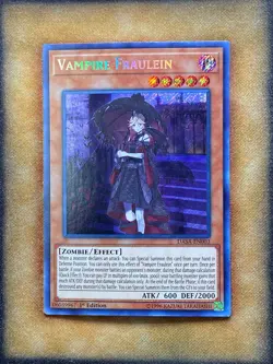 Yugioh Vampire Fraulein DASA-EN003 Secret Rare 1st Ed NM - Image 1