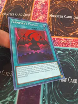 Yu-Gi-Oh! Vampire's Domain DASA-EN009 Secret Rare 1st Edition Near Mint - Image 2