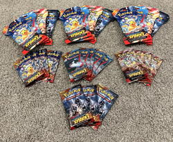 Pokemon TCG Surging Sparks 28 Booster Pack Lot - 3 Full Art Sets + 16 Regular - Image 1