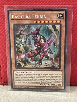 1x Kashtira Fenrir Prismatic Secret Rare MP23-EN163 Yugioh Mega Pack Light Play - Image 1
