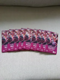 One Piece Card Game A Fist of Divine Speed OP11 Sleeved Booster Pack - Lot of 9 - Image 1