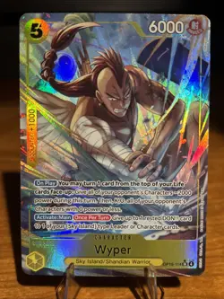 One Piece TCG Wyper (Alternate Art) OP15-114 Adventure on Kami's Island Foil - Image 1