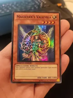 Yugioh-Magician's Valkyria-Super Rare-Limited Edition-CT07 EN022 (NM) - Image 3