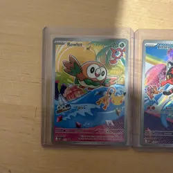 Pokemon Card First Partner Illustration Collection Alola Rowlet, Litten, Popplio - Image 2