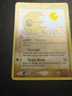 Pokemon Lunatone #36/107 Reverse Holo Uncommon - 2005 EX Deoxys - NM to MT Cond. - Image 2