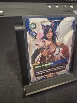 Riftbound METAL Card – Ahri Nine-Tailed Fox - Las Vegas Regional Prize Wall - Image 1
