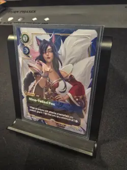 Riftbound METAL Card – Ahri Nine-Tailed Fox - Las Vegas Regional Prize Wall - Image 3
