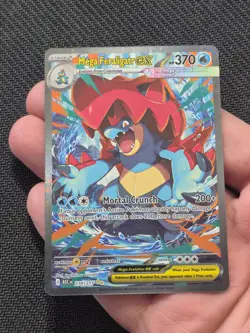 Pokemon TCG Ascended Heroes Mega Feraligatr EX 274/217 SIR NEAR MINT CLEAN CARD - Image 2