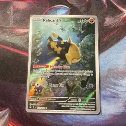 Pokemon TCG Relicanth Scarlet & Violet Temporal Forces Holo Card 173/162 - Image 1