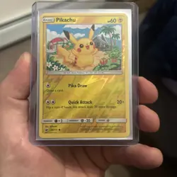 Pokemon Pikachu Reverse Holo 30/111 Sm-Crimson Invasion Basic 60 HP Common Card - Image 1