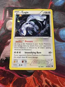Pokemon Lugia 78/124 Fates Collide Exclusive Cracked Ice Holo Basic Card English - Image 1