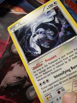 Pokemon Lugia 78/124 Fates Collide Exclusive Cracked Ice Holo Basic Card English - Image 2