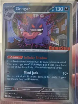 Gengar Promo Card Gamestop Pokemon Perfect Order Stamped 050/088 SEALED - Image 1